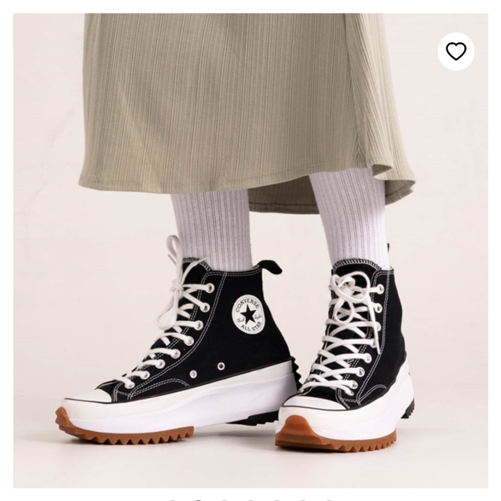 Converse Women's Black High-Top Run Star Hike Sneakers